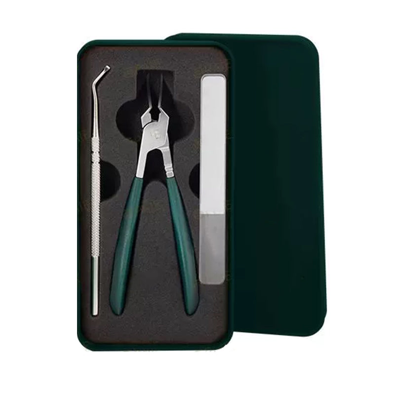 🔥Limited SALE 50% OFF🎁 Anti-Splash 25° Slant Edge Nail Clipper 3-Piece Set