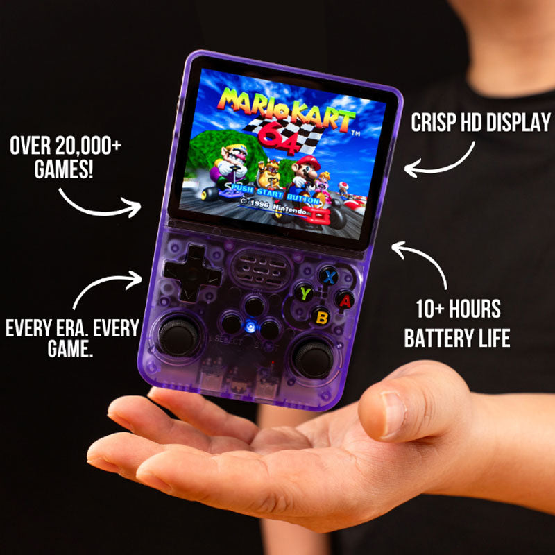 🔥 2026 Latest Primalux™ Retro Console 🎯 40,000+ Preloaded Classic Retro Video Games