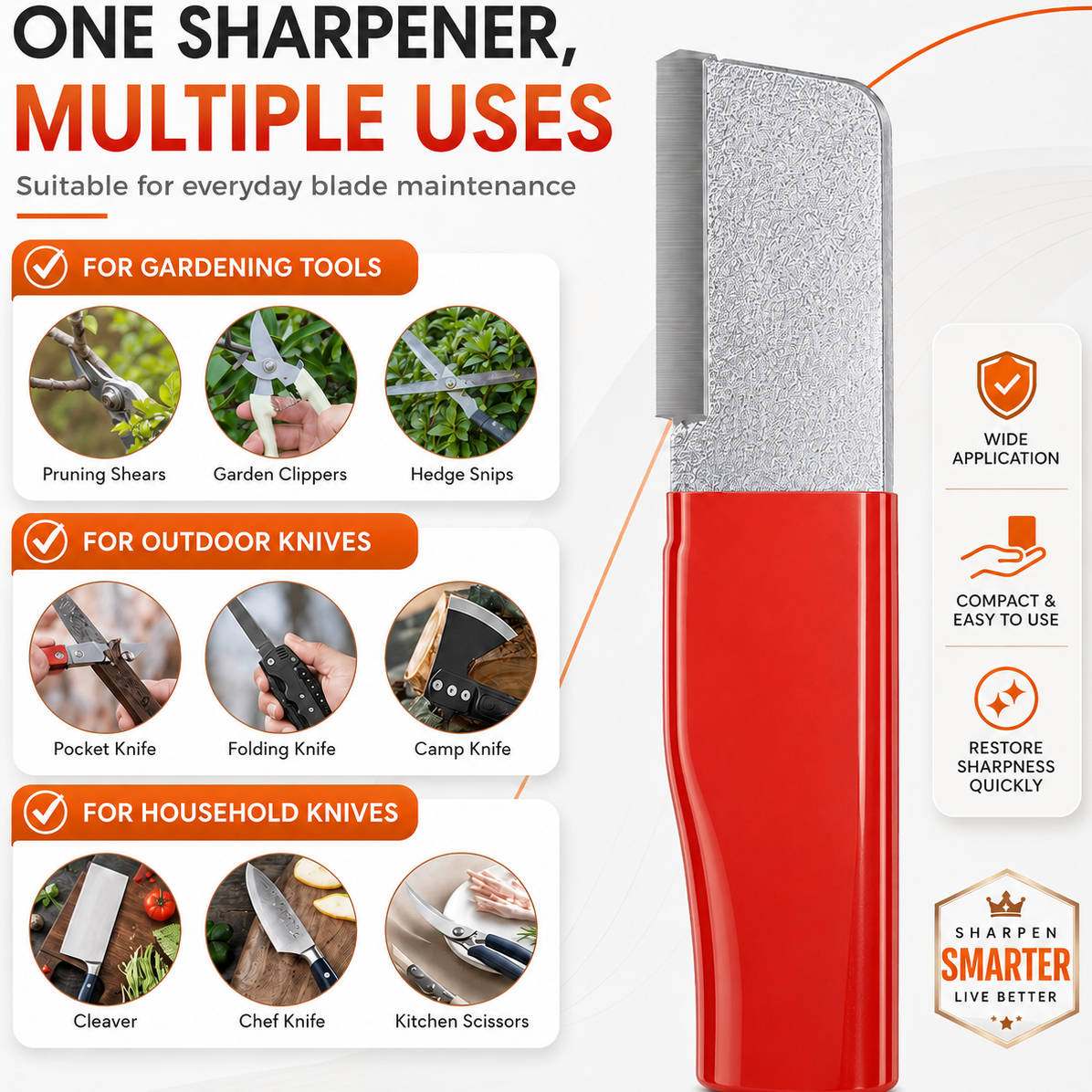 ⚡LIMITED TIME 50% OFF🔪 Primalux™ Outdoor Portable Dual-purpose Whetstone