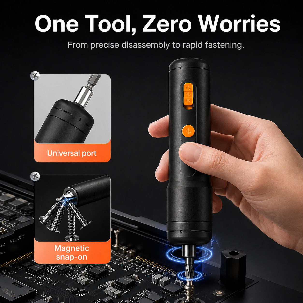 🔥Hot Sale 50% OFF🔩Primalux™ 2-in-1 Hybrid Electric Screwdriver
