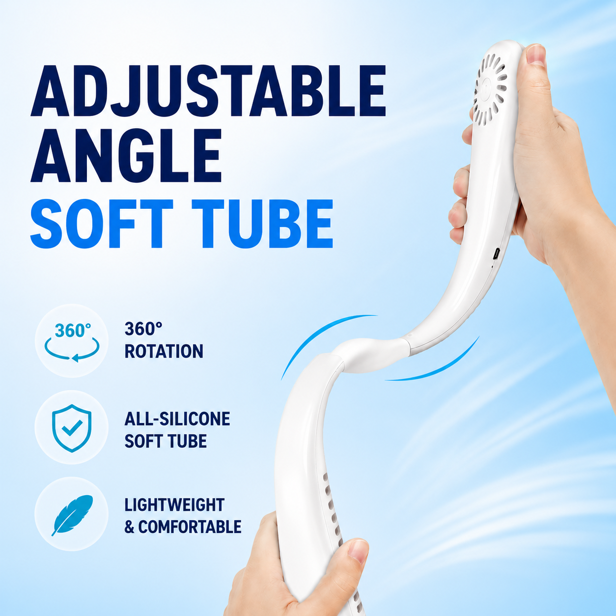 Primalux™ 🥳 HOT SALE 🥳 50K+ SOLD! 🍃 Neck Air Conditioner Fan – Quiet, Hands-Free Cooling 😎🌬️